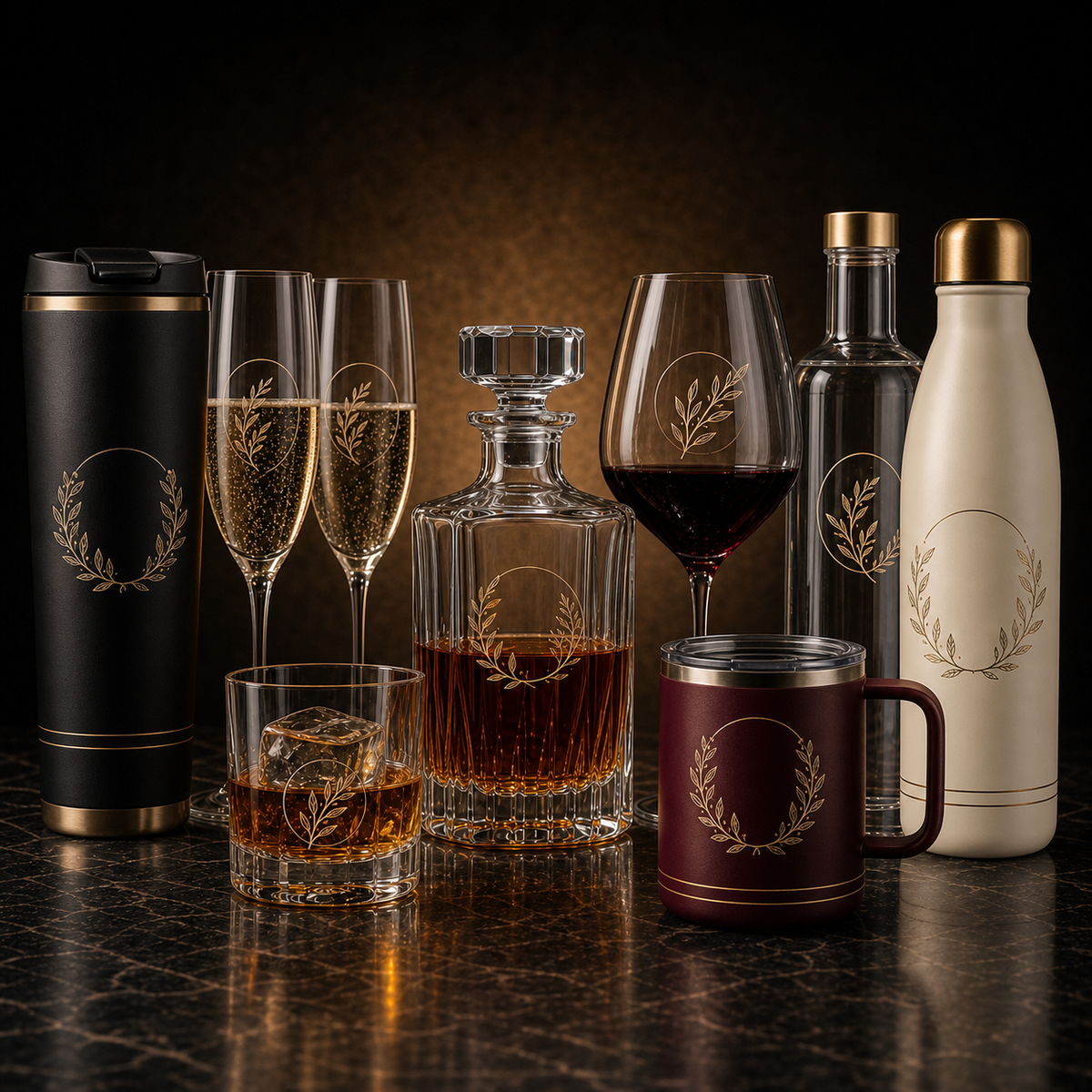 Vasos, Copas, Botellas y Termos Personalizados