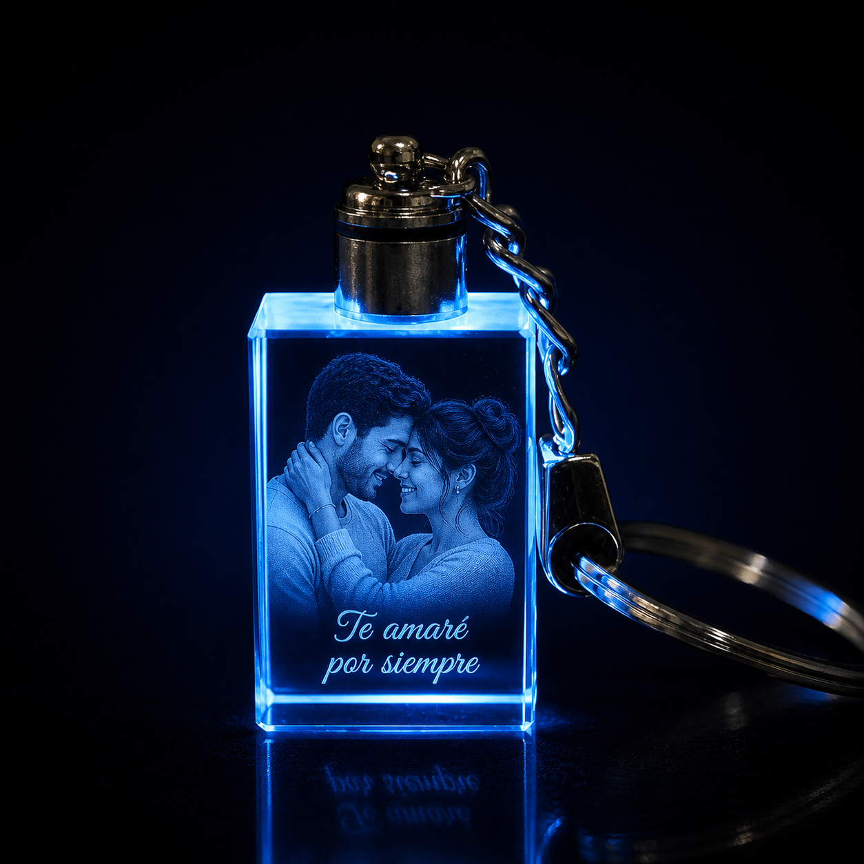 Cristal K9 Personalizados -LLavero rectangular
