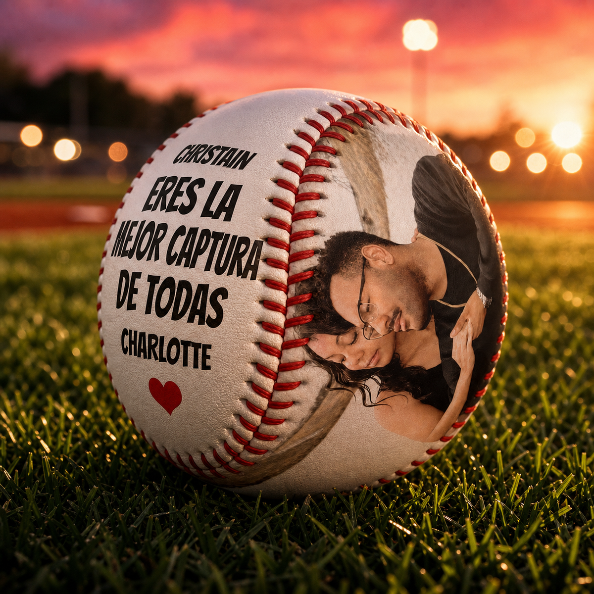 Pelota de Béisbol Personalizada con Foto y Mensaje – Impresión UV Premium