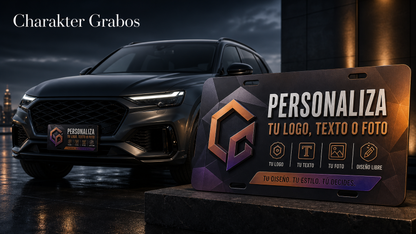 Placas Personalizados 30.5 × 15.2 cm
