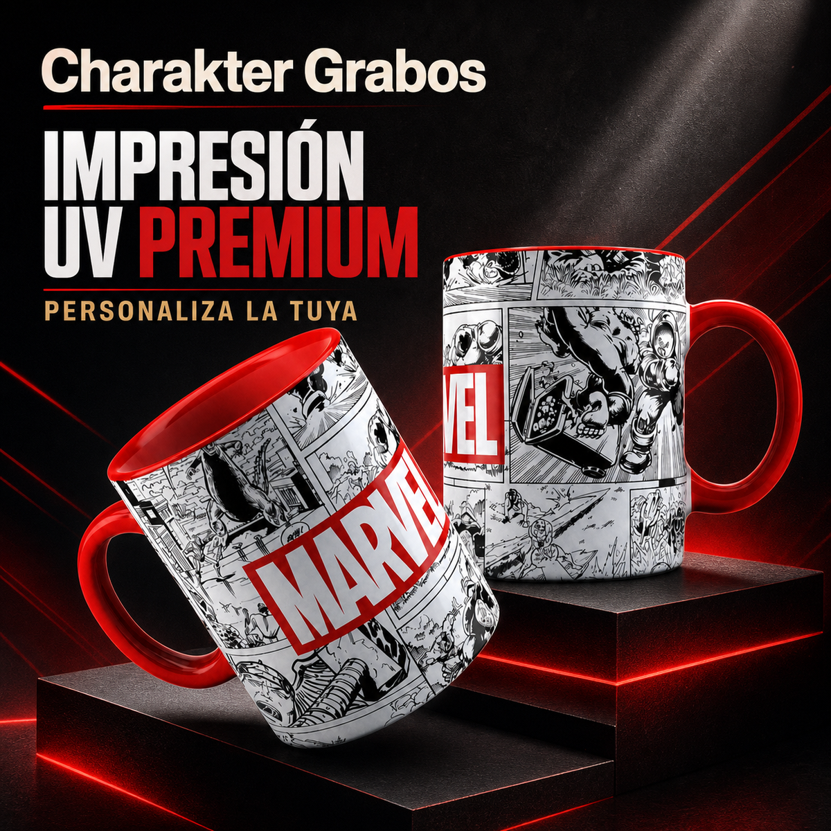 Tazas Personalizadas UV Premium | Diseños que Hablan de Ti