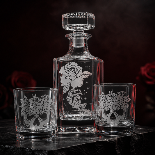 Whiskey Glass Personalizado con Grabado Láser